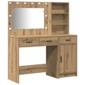 vidaXL Toaletný stolík 2 ks Hnedá 78,5 x 41 x 135 cm Kompozitné drevo