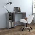 vidaXL Stôl na notebook, betónovo sivý 102,5x35x75cm, kompozitné drevo