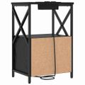 vidaXL Nočný stolík 2 ks Čierny dub 40 x 31 x 60 cm Kompozitné drevo