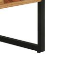 vidaXL TV skrinka Hnedá 100 x 35 x 50 cm Pevné akáciové drevo