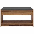 vidaXL Predsieňová lavica Staré drevo 83 x 38 x 45 cm