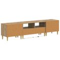vidaXL 5-dielny LED TV kabinet Dub artisan Kompozitné drevo