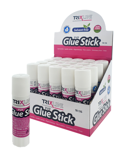 TR -15G Univerzálna lepiaca tyčinka PVP Glue STICK 15g Trixline