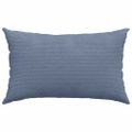 vidaXL Vankúše na pohovku 2 pcs Modrá 50 x 30 cm Kordúrová tkanina