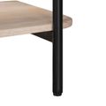 vidaXL Ručne robený konferenčný stolík Biela 100 x 30 x 76 cm