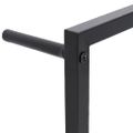 vidaXL Stojan na uteráky čierny 60x10x116 cm oceľ
