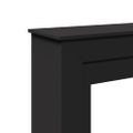 vidaXL Obloženie krbu čierne 90x30x90 cm kompozitné drevo