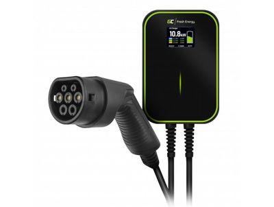 Green Cell EV14 Wallbox EV PowerBox 22kW nabíjačka s káblom Type2 na nabíjanie elektromobilov