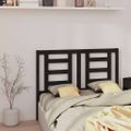 vidaXL Čelo postele čierne 141x4x100 cm masívna borovica