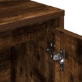 vidaXL Knižnica dymový dub 89x24x101,5 cm kompozitné drevo