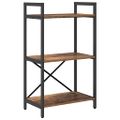 vidaXL Regál na knihy 3 úrovní 56 x 34 x 96 cm Kompozitné drevo