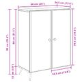 vidaXL Servírovacia skriňa Biela 66 x 34,5 x 90 cm Kompozitné drevo