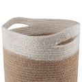 vidaXL Súprava kvetináčov 2 ks Prírodná a biela Ø 21 x 21 cm