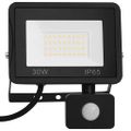 vidaXL LED reflektor so senzorom 30 W studené biele svetlo