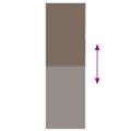 vidaXL Zatemňovacia roleta kávová 75x230 cm šírka látky 70,7 cm polyester