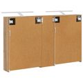 vidaXL Set kabinetov do kúpeľne 3 ks 120 x 14,5 x 70 cm