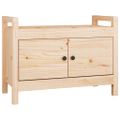 vidaXL Lavička do haly 80x40x60 cm masívne mangovníkové drevo