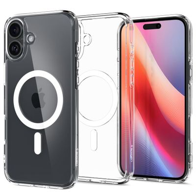Puzdro Spigen Ultra Hybrid Mag Magsafe pre iPhone 16 6,1" biela