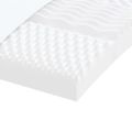 vidaXL Penový matrac biely 120x220 cm 7 zón tvrdosť 20 ILD