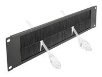 19" Kabelmanagement Burstenleiste 2 HE s