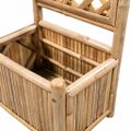 vidaXL Vyvýšený záhradný záhon s mriežkou, bambus 40 cm