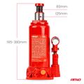 Hydraulický piestový zdvihák 5T v PVC boxe AMIO-04183