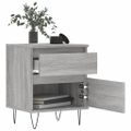 vidaXL Nočný stolík sivý sonoma 40x35x50 cm kompozitné drevo