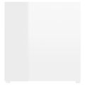 vidaXL TV skrinky 2 ks vysokolesklé biele 107x35x37 cm drevotrieska