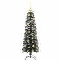 vidaXL Umelý vianočný stromček Zelená 120 cm PVC, plast a oceľ