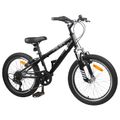 vidaXL Horský Bicykel 24 Palcov 6-Rýchlosť pre 8-12 rokov Čierna
