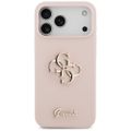 Obal Guess Silicone Big 4G Script pre iPhone 17 Pro Max ružová
