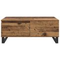 vidaXL Konferenčný stolík Staré drevo 90 x 50 x 36,5 cm
