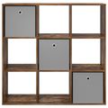 vidaXL Servírovacia skriňa Dymová dub 102 x 31 x 99,5 cm