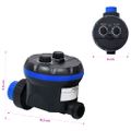 vidaXL Časovač zavlažovania s jedným výstupom a guľovými ventilmi