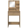 vidaXL Toaletné stolíky do spálne Remeselný dub 80 x 39,6 x 135 cm