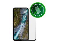 Ochrana obrazovky na mobilný telefón - farba rámu čierna - pre Samsung Galaxy A25