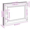 vidaXL Otočné a sklopné okno do suterénu RISOR 80 x 60 cm PVC a sklo