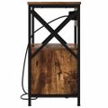 vidaXL Nočný stolík Dymová dub 40 x 31 x 60 cm Kompozitné drevo