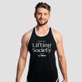 Tielko Lifting Society Black - GymBeam, veľkosť M