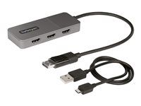 Multi-Stream Transport Hub (MST14DP123HD) - Prepínač video/audio - 3 x HDMI - desktop