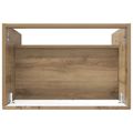 vidaXL Kúpeľňová skrinka pod umývadlo Dub artisan 78,5 x 37,5 x 81 cm
