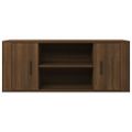 vidaXL TV skrinka hnedý dub 100x35x40 cm spracované drevo