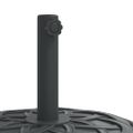vidaXL Podstavec pod slnečník pre Ø38/48 mm tyče 12 kg kruh
