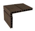 Terasová doska G21 zakončovacia, 2,5 x 14 x 400 cm, Indický teak WPC