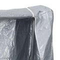 vidaXL Regál na krbové drevo s pláštenkou 300x25x150 cm