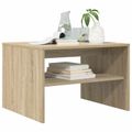 vidaXL Konferenčný stolík Sonoma dub 60 x 50 x 40 cm Kompozitné drevo