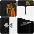 vidaXL TV skrinka ZAANDAM 102 x 33 x 51 cm Čierny dub Kompozitné drevo