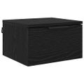 vidaXL Nočný stolík 2 ks Čierny dub 34 x 30 x 20 cm Kompozitné drevo