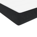 vidaXL Posteľný rám boxspring s matracom a LED čierny 160x210 cm zamat