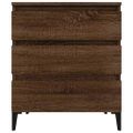 vidaXL Komoda hnedý dub 60x35x70 cm spracované drevo